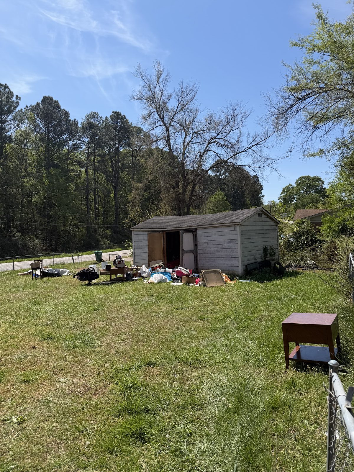 Shed Cleanout And Removal before junk removal by Coyles on Call