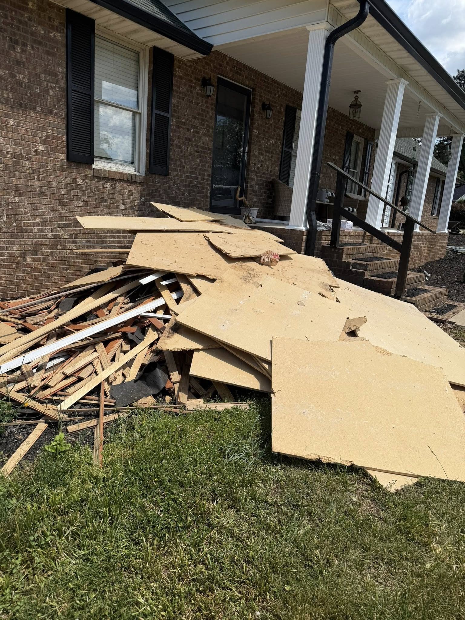 Construction debris removal
