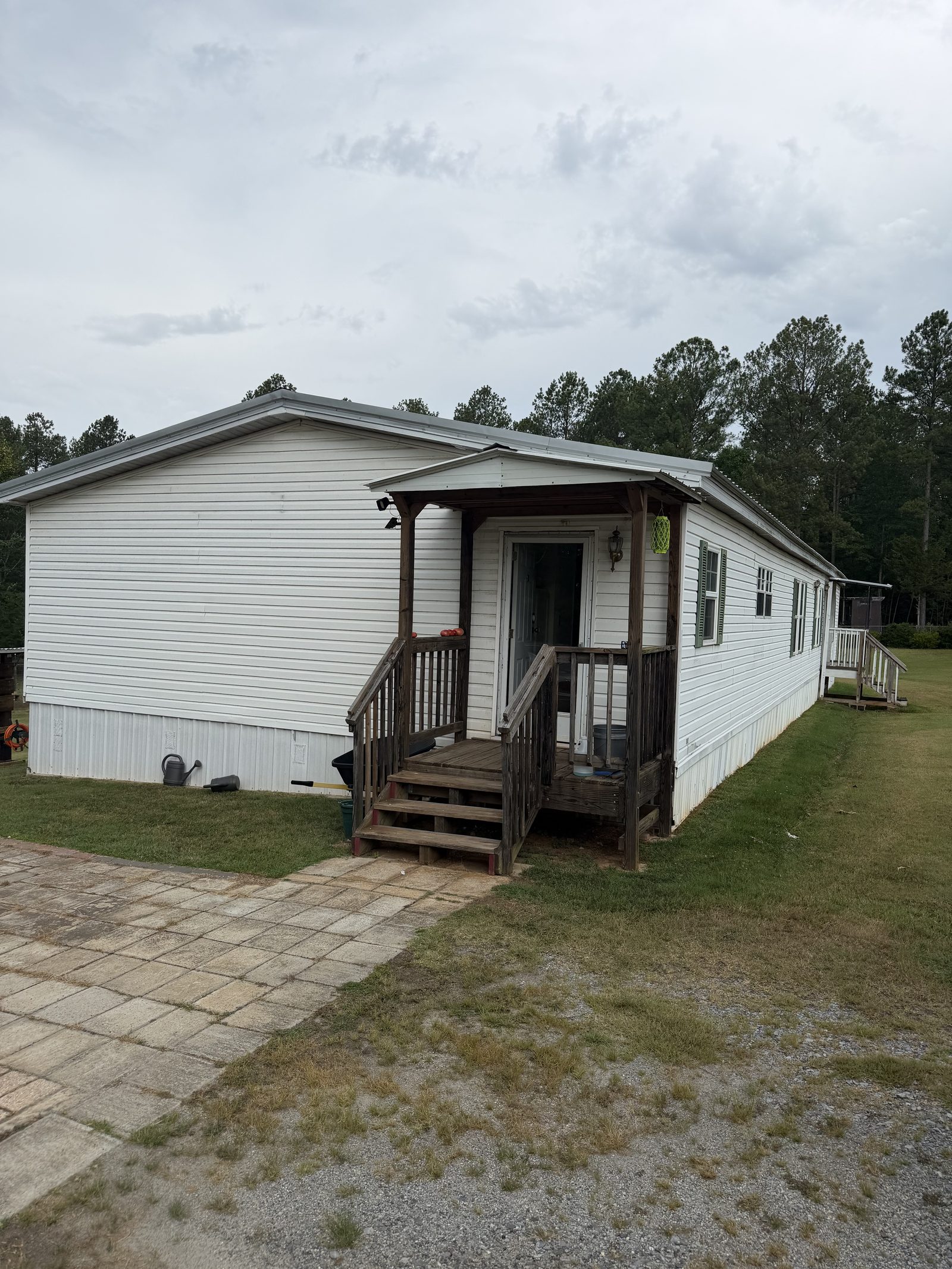 Mobile Home Demolition site before work by Coyles on Call